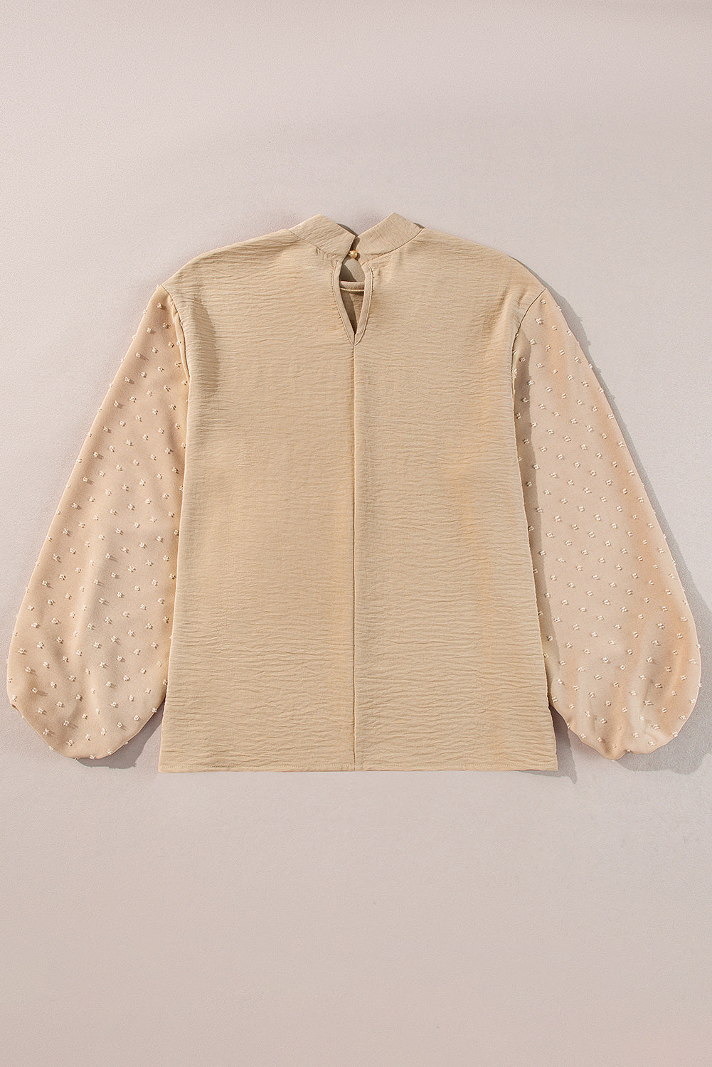 Threaded Pear June Swiss Dot Balloon Sleeve Loose Blouse