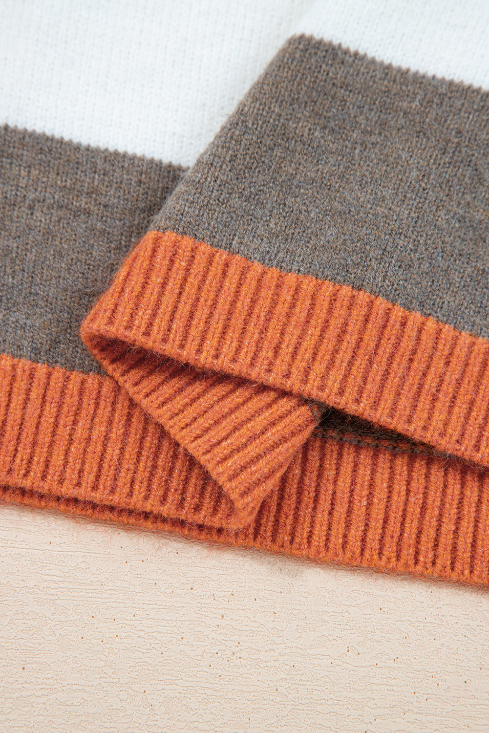 Threaded Pear Millie Knit Drop Shoulder Sweater