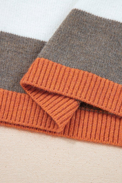 Threaded Pear Millie Knit Drop Shoulder Sweater