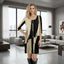 Black and Beige