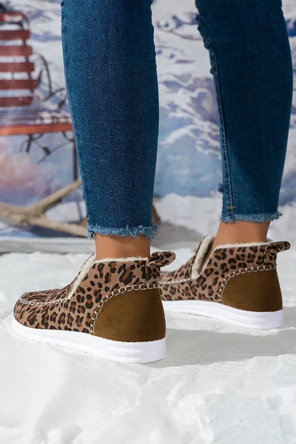 Threaded Pear Sofia Flat Winter Fur Boots