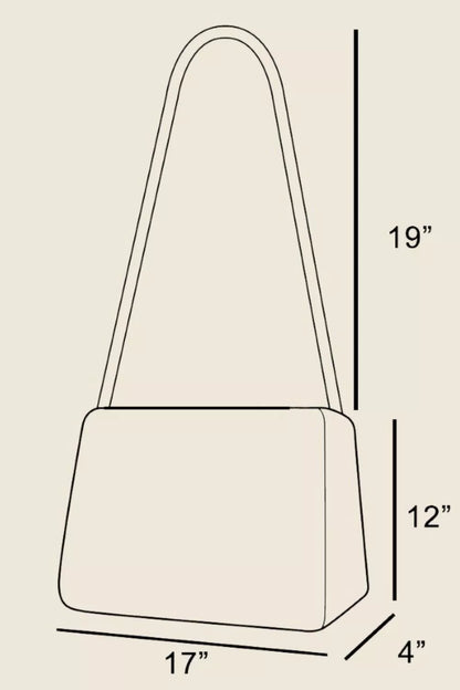 Fame Textured Mesh Knot Shoulder Bag