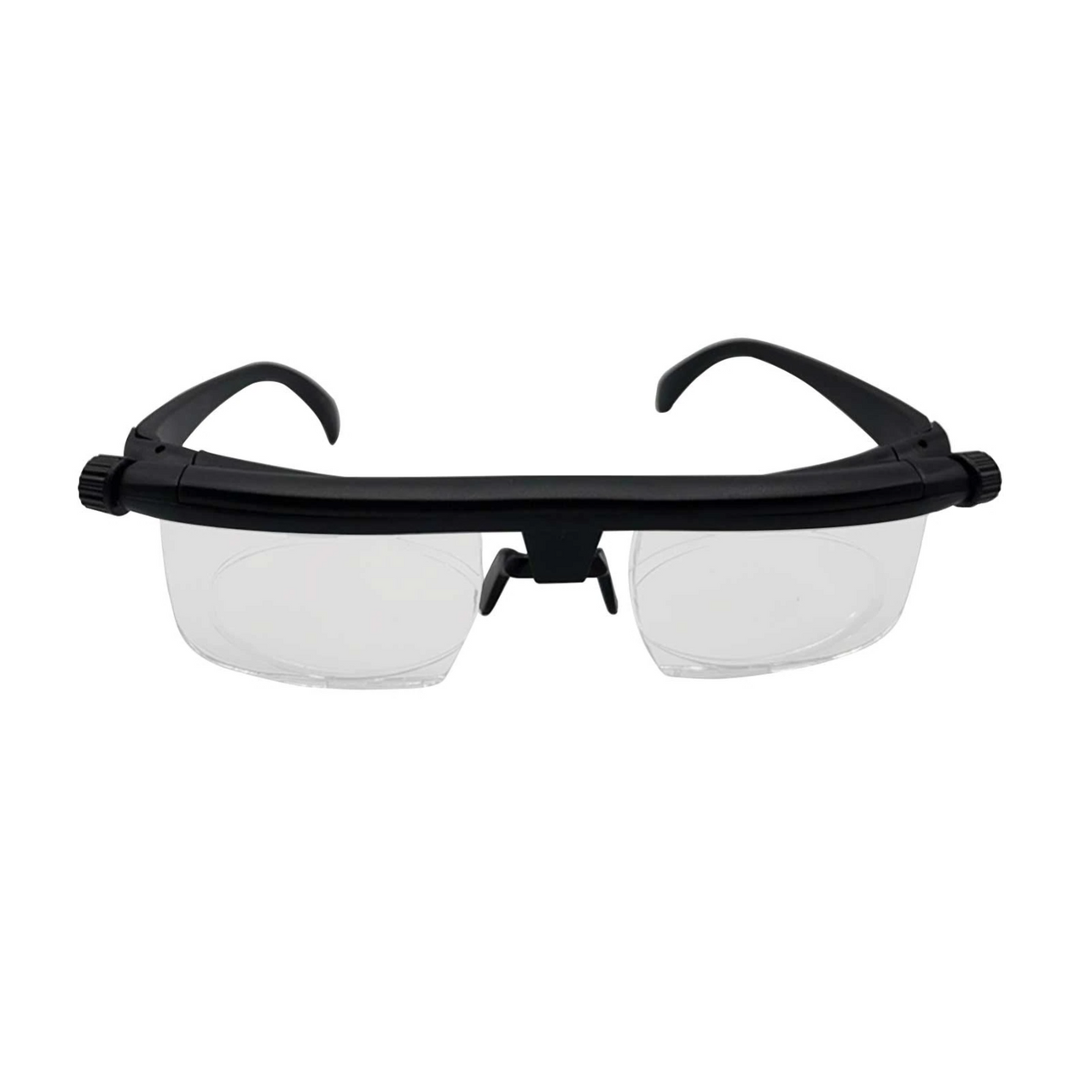 Prime Goods Dial Adjustable Glasses Variable Focus for Reading Distance Vision Eyeglasses US - Black
