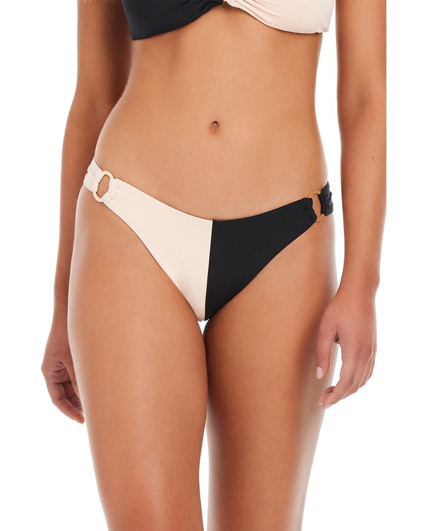 BLACK/SATIN BLUSH-