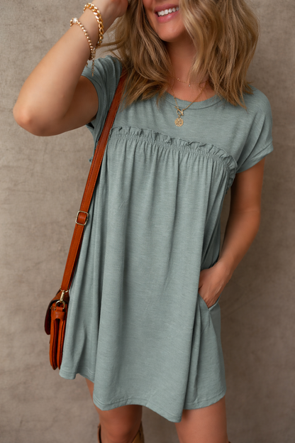 Threaded Pear Daniela Gathered Seam T Shirt