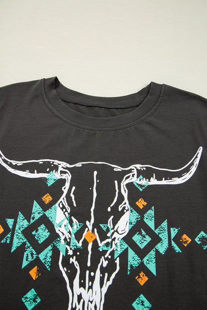 Threaded Pear Reya aztec Graphic T Shirt