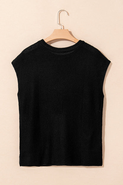 Threaded Pear Jemma Sweater Tee with Side Slits