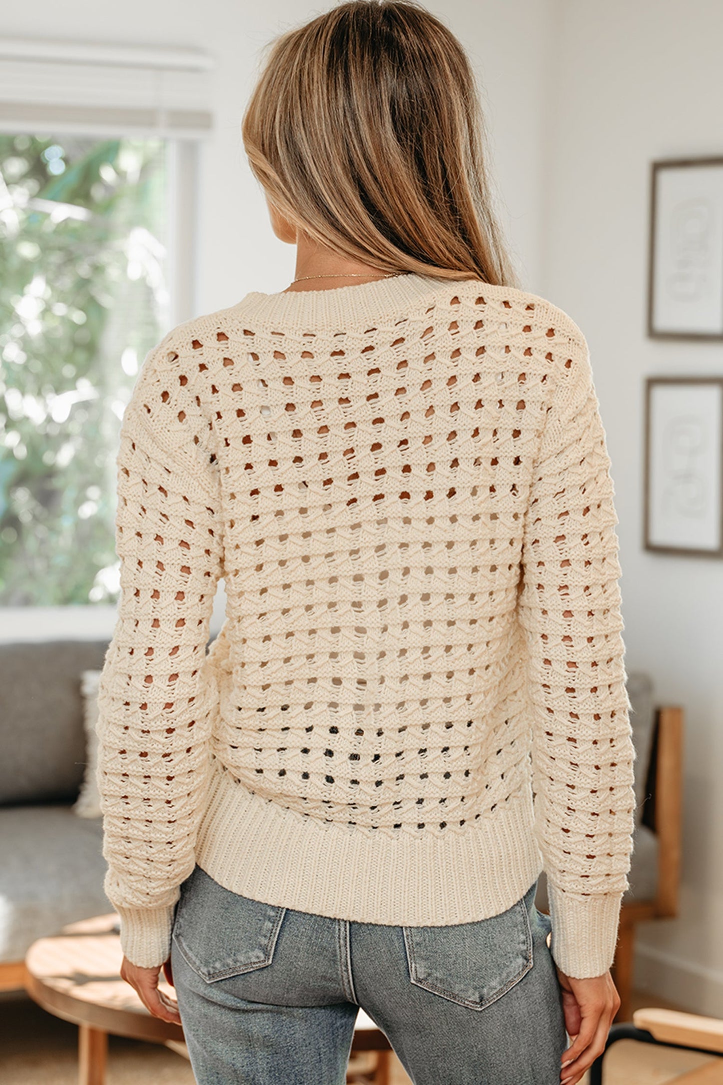 Threaded Pear Ariella Up Drop Shoulder Sweater