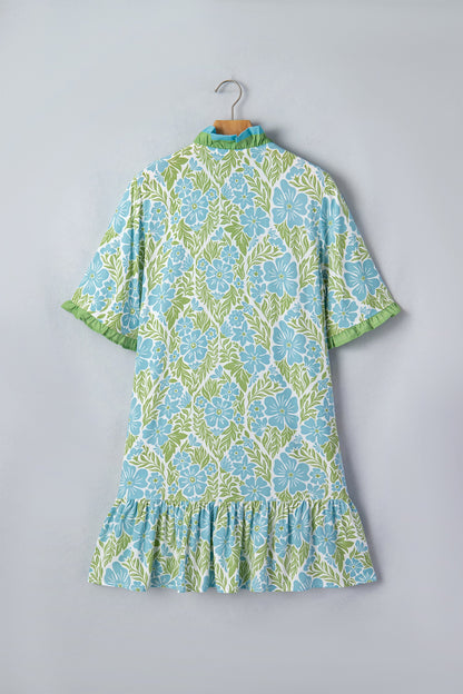 Threaded Pear Maren Trim Front Loose Dress