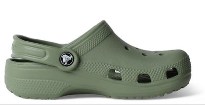 Youth Crocs Classic Clogs - Moss