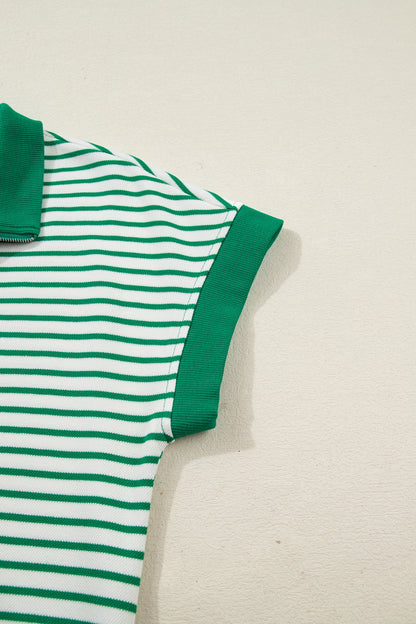 Threaded Pear Royalty Polo Collar T Shirt