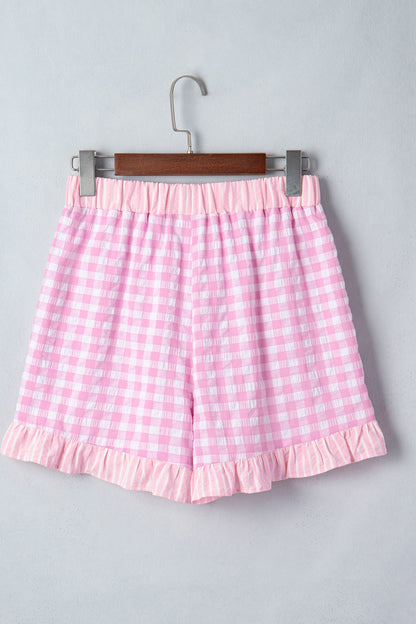 Threaded Pear Arleth Detail Lace Tie Shorts