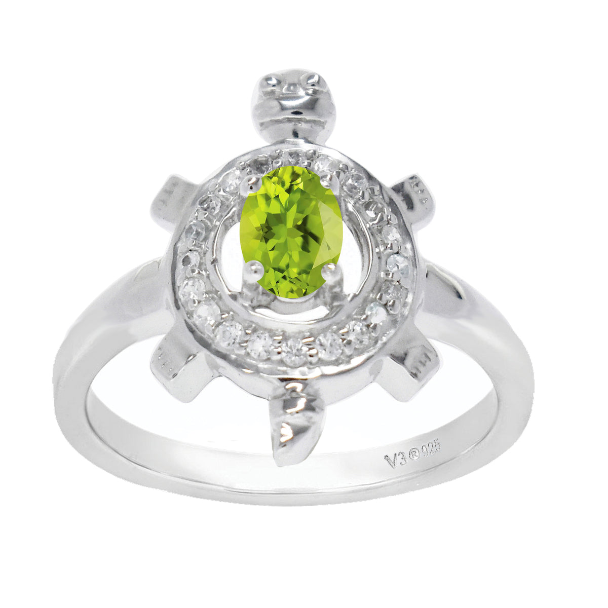 Green White-