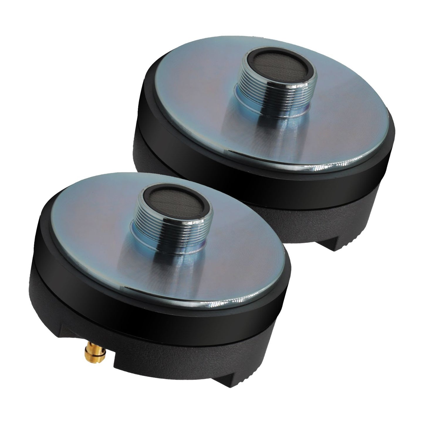 5 Core Compression Driver 3.5 Inch Tweeter Horn Throat 220W Peak Loud 8 Ohm Titanium Diaphragm - Black