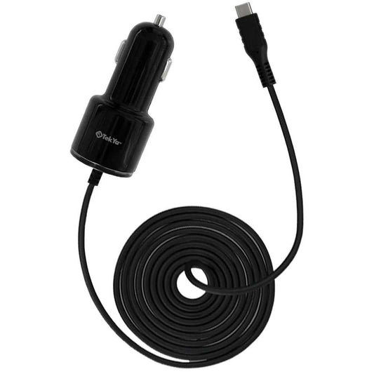 Tekya 3.4amp Usb-C Car Charger - Black