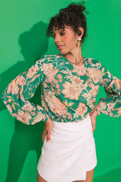 Daybreak Skyline Woven Top