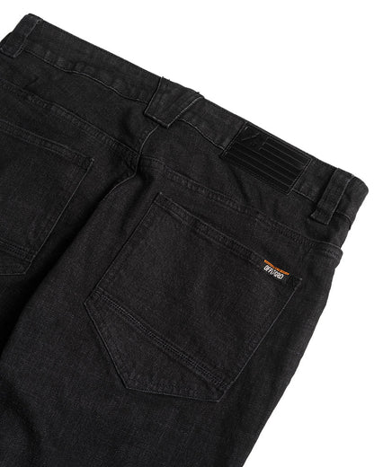 Hideout Denim Taper Fit Pants - Black