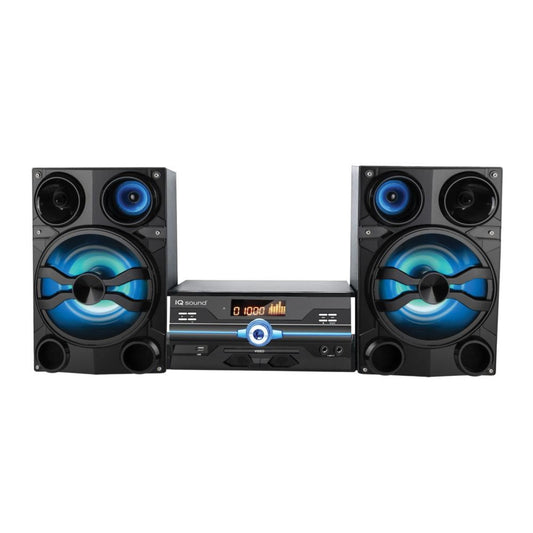 Supersonic HiFi Multimedia Audio System with Bluetooth and AUX/USB/Mic Inputs