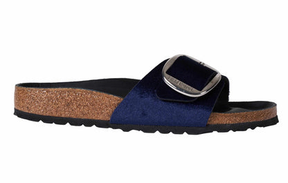 Birkenstock Madrid Big Buckle Nubuck Leather Midnight