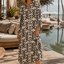 White / Black Ikat Print
