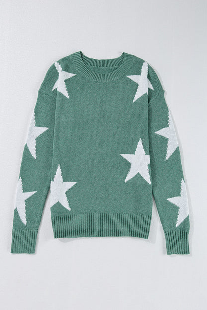Threaded Pear Alani Star Pattern Sweater