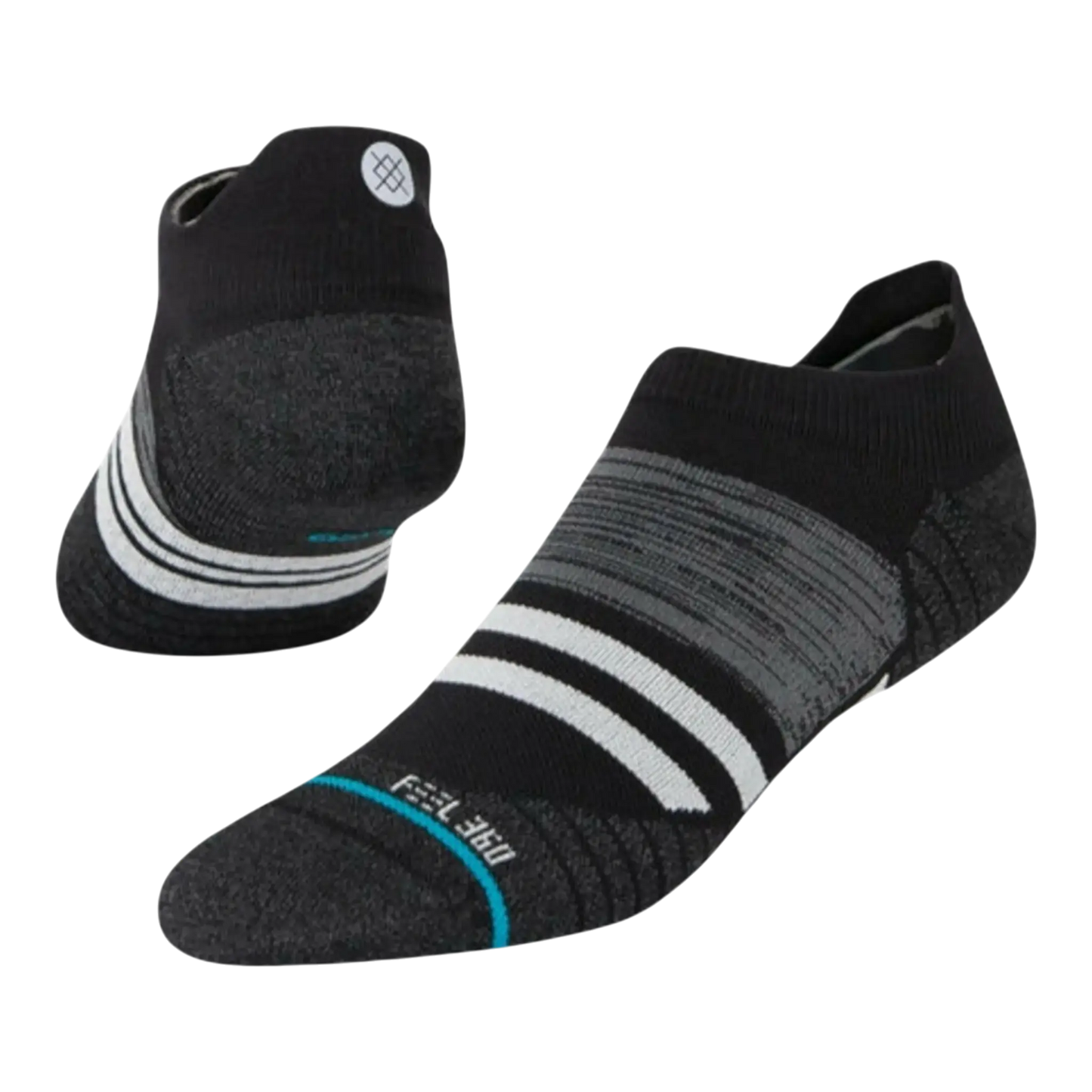 Stance Depart Tab Running Ankle Socks Black