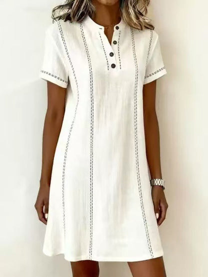 women's loose midi dress Linen Midi Dress 'Beckie', Loose Linen Dress for Women
