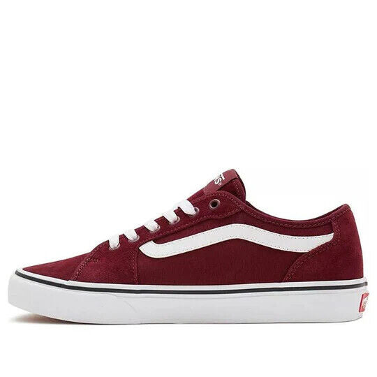 Vans Filmore Decon Men's Sneakers — Red/White Suede