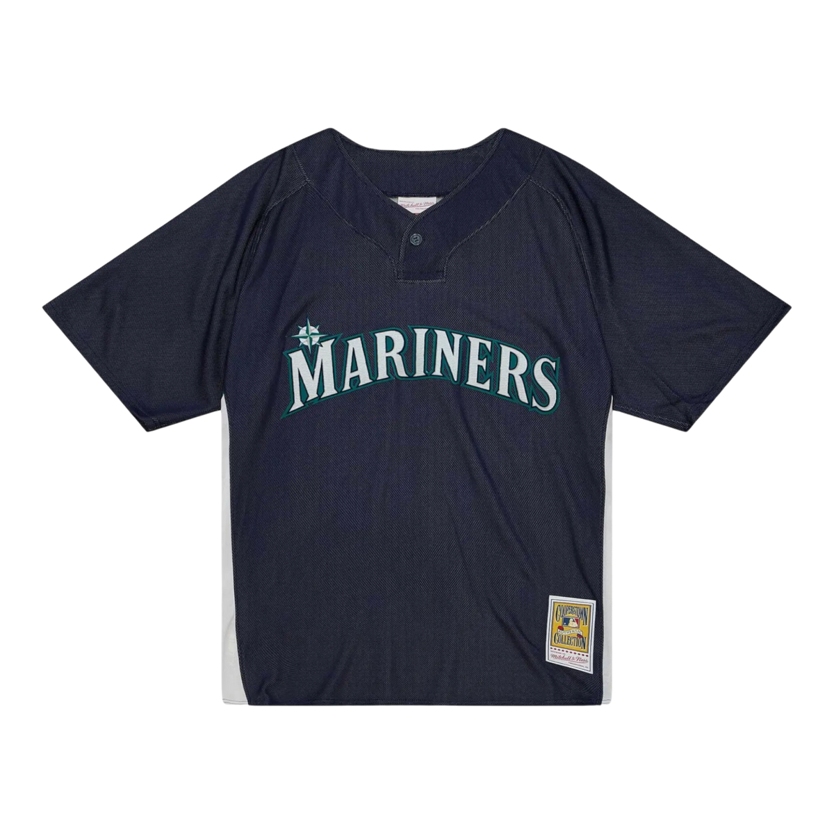 Mitchell & Ness Authentic Ken Griffey Jr Seattle Mariners 2010 Men Baseball Jersey Mariners Blue