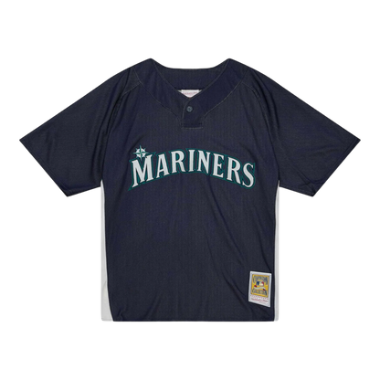 Mitchell & Ness Authentic Ken Griffey Jr Seattle Mariners 2010 Men Baseball Jersey Mariners Blue
