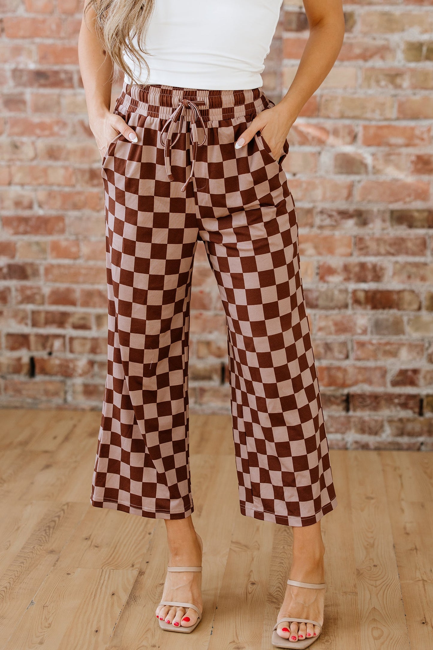 Threaded Pear Kamiyah Waist Loose Casual Pants