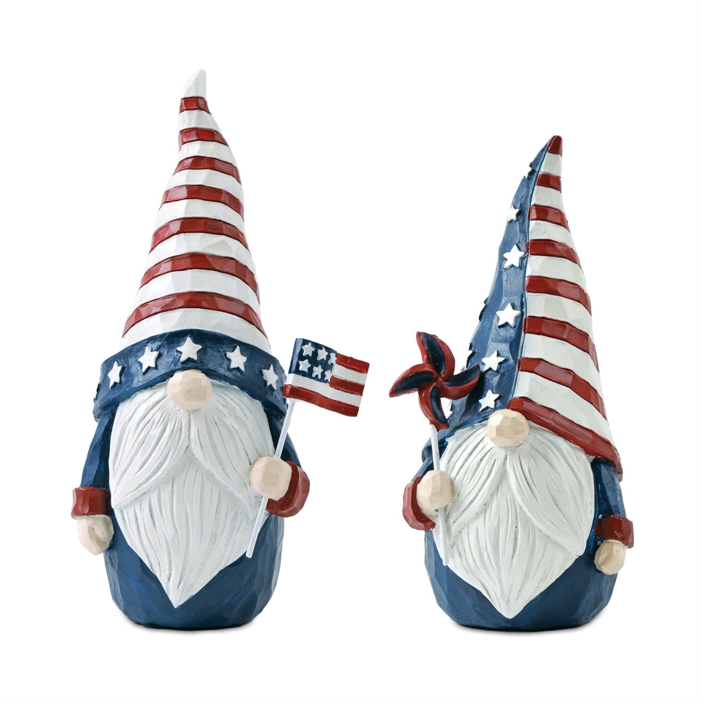 Melrose International Americana Gnome Figurine (Set of 2)