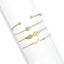 Gold Clear Angel Wings & Heartbeat