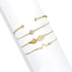 Gold Clear Angel Wings & Heartbeat