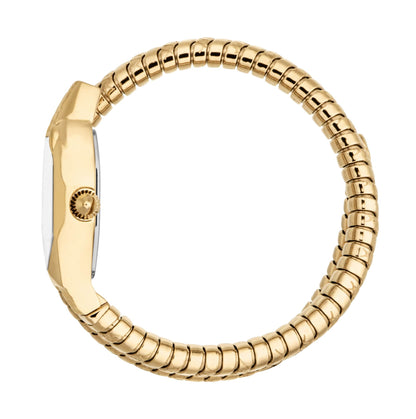 Just CAVALLI Women Watch, Gold Color Case, Silver Dial, Gold Color Metal Bracelet, 2 Hands, 3 Atm-4