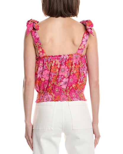 BRIGHT RASPBERRY FLORAL-