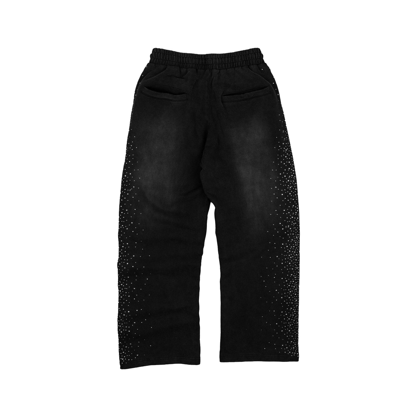 Common Hype Diamanté Sweatpant Washed Black