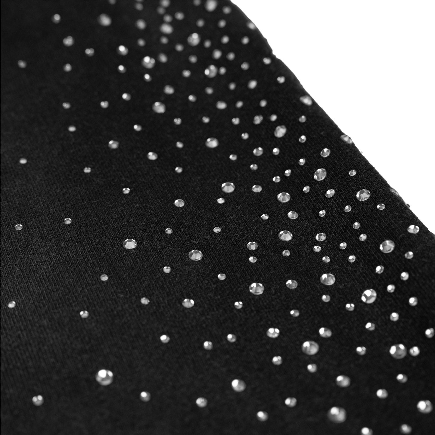 Common Hype Diamanté Sweatpant Washed Black