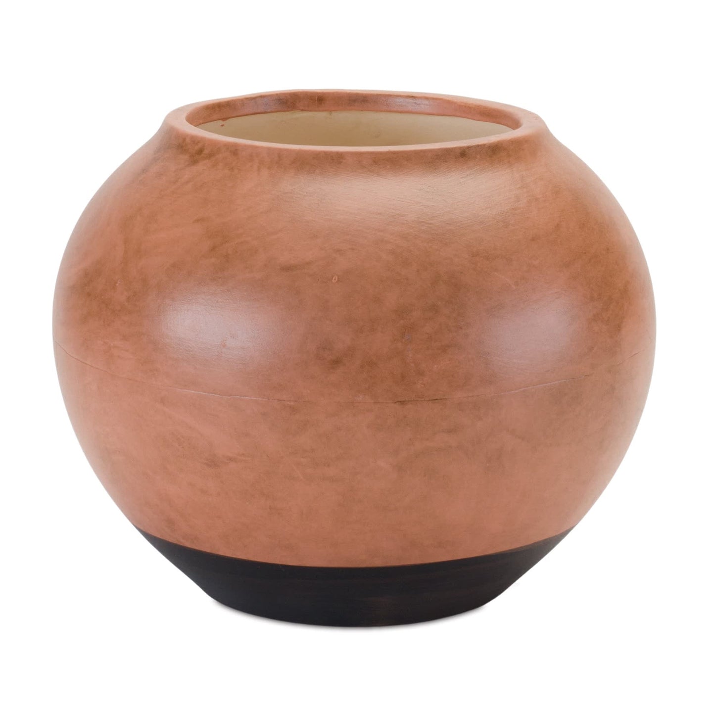 Melrose International Two Tone Ceramic Vase 8.75"D