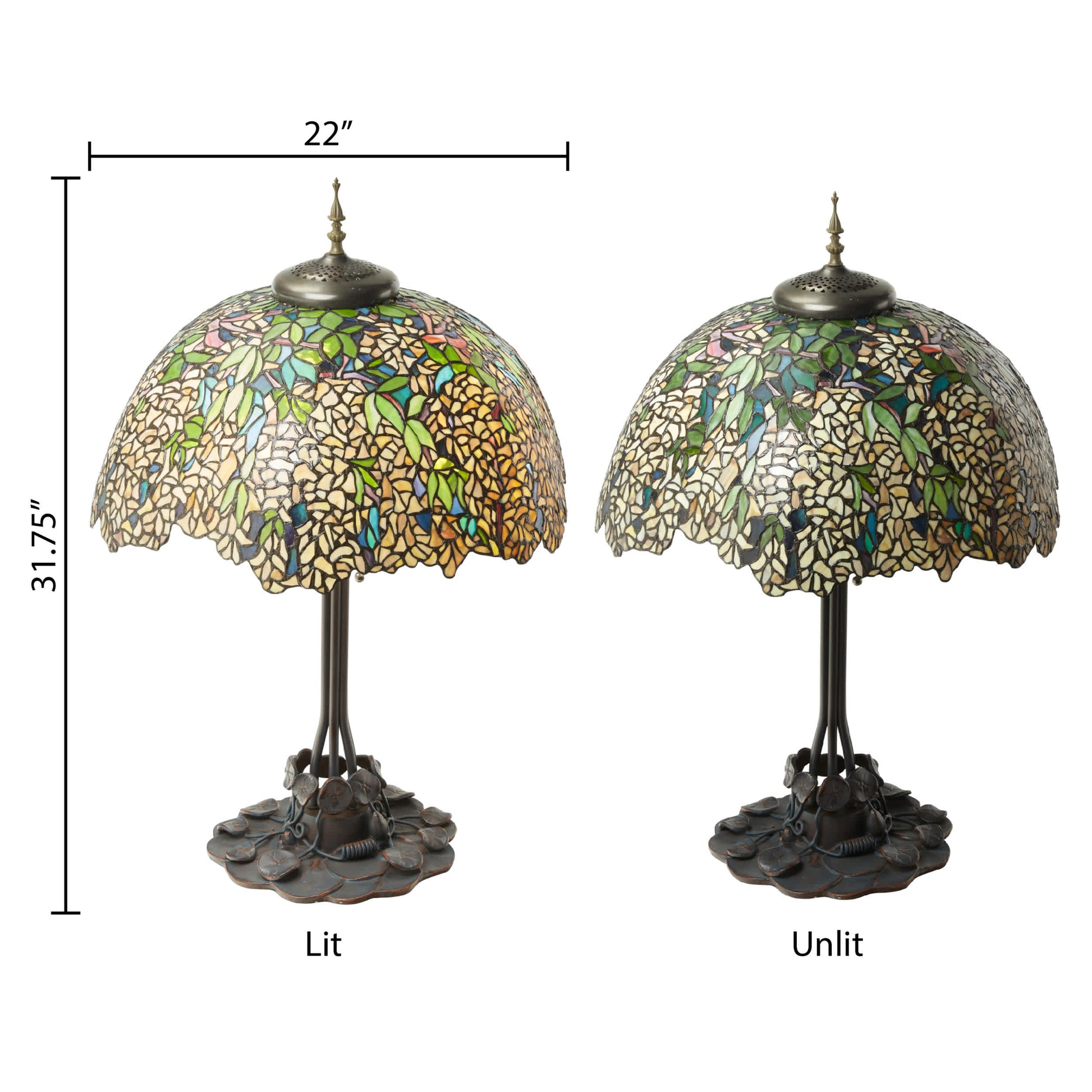 Pink/ Yellow/ Green/ Antique Bronze-