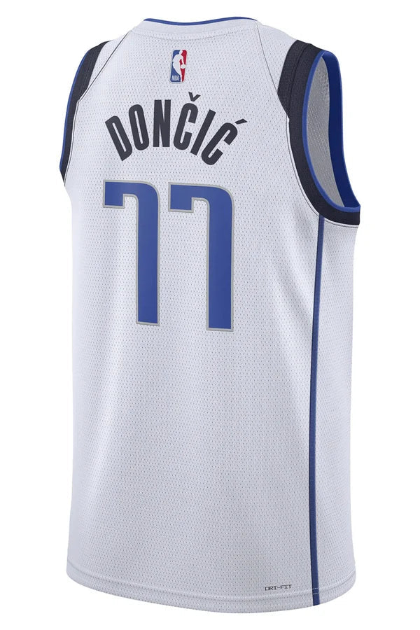 Nike Men's NBA Mavericks 'Doncic 77' 22/23 Association Edition Swingman Jersey