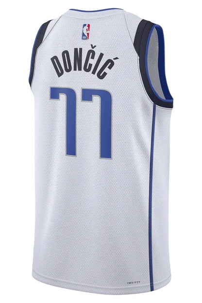 Nike Men's NBA Mavericks 'Doncic 77' 22/23 Association Edition Swingman Jersey