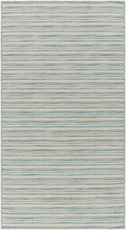 Greg Teal Outdoor Area Rug - Clearance