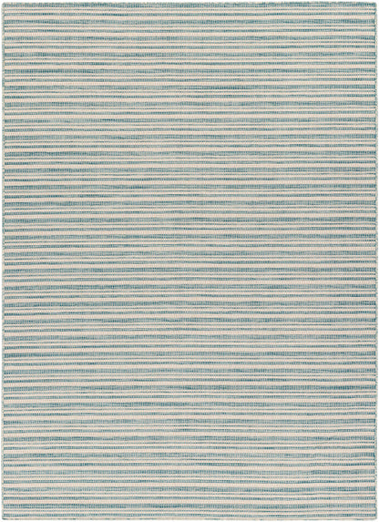 Greg Teal Outdoor Area Rug - Clearance