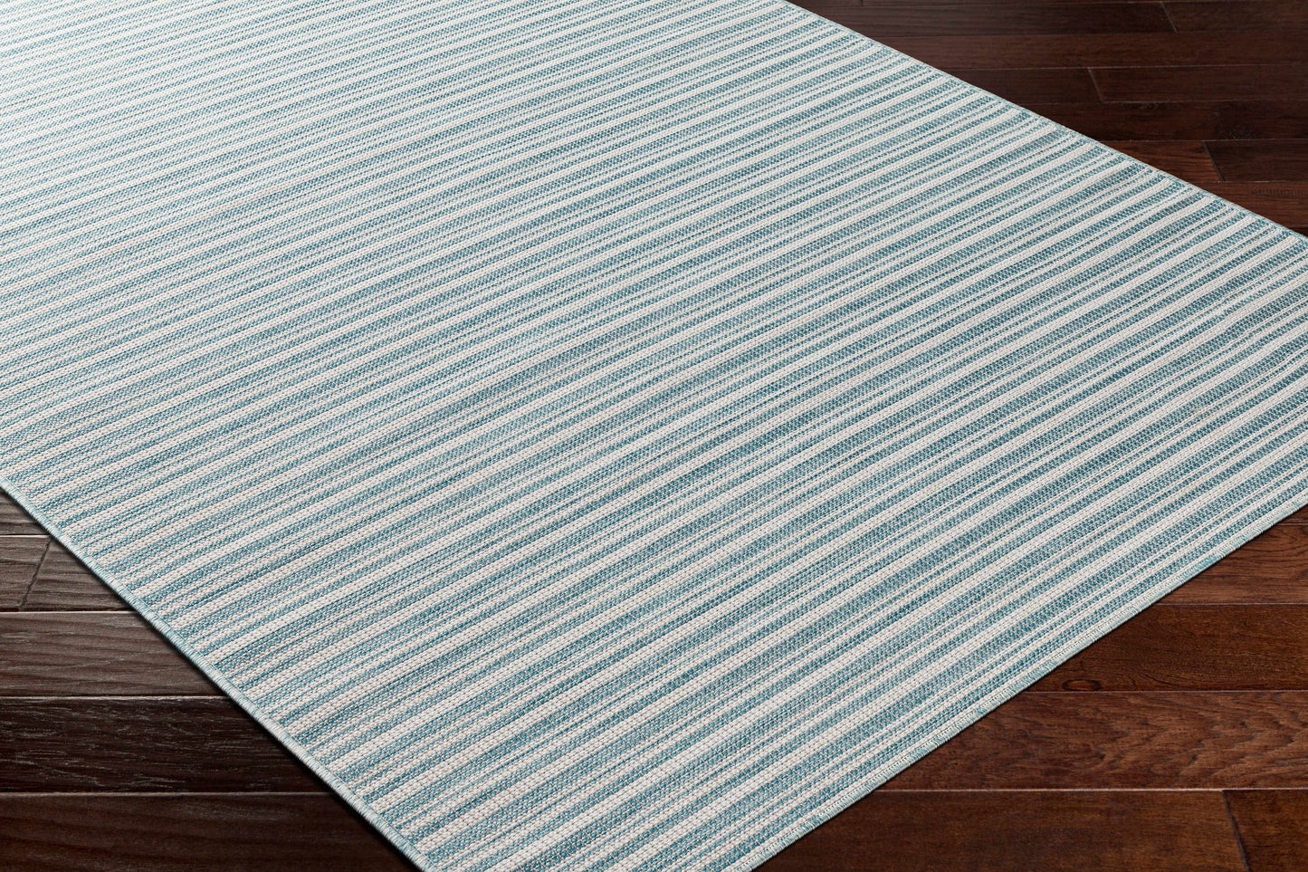 Greg Teal Outdoor Area Rug - Clearance