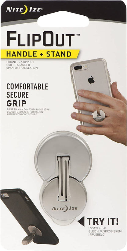 Nite Ize Flipout - Low Profile Folding Handle and Stand for Smartphones
