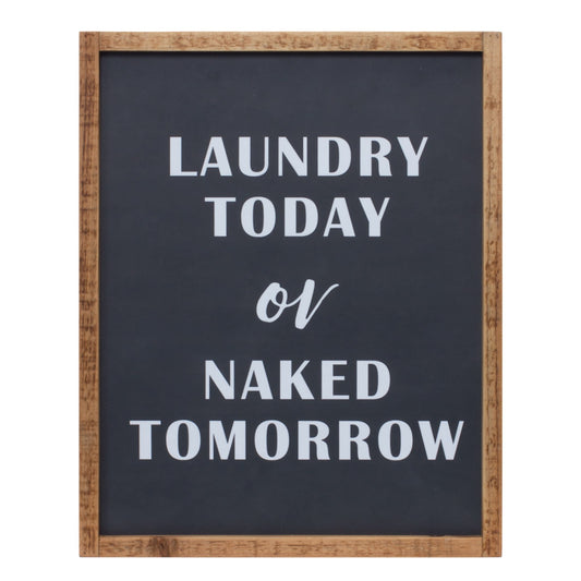 Melrose International Wood Laundry Sentiment Sign 15"H