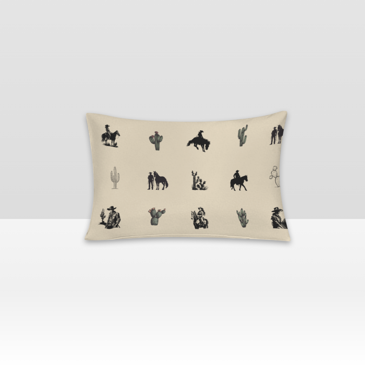 Baha Ranch Western Cowboy Cowgirl Pillowcase Made in America