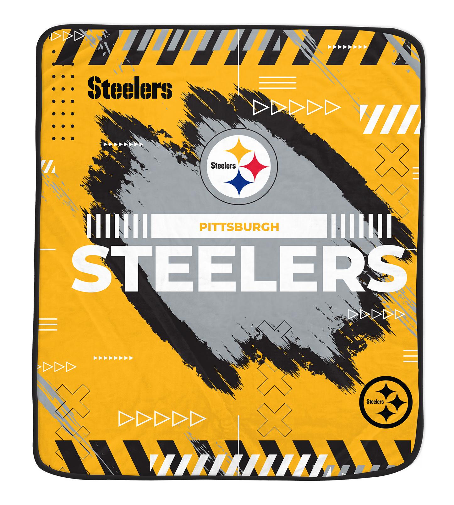 Pittsburgh Steelers NFL Team Modern Logo Blanket 60x72