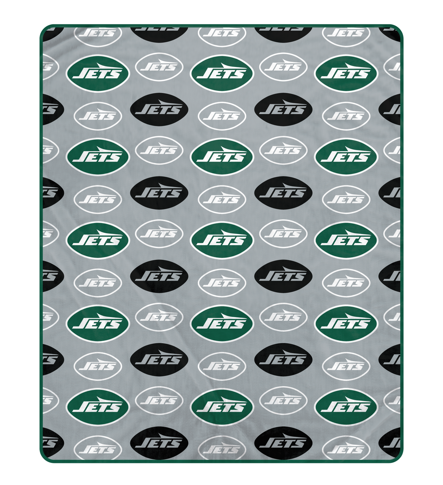 New York Jets NFL Team Signature Logo Throw 50x60